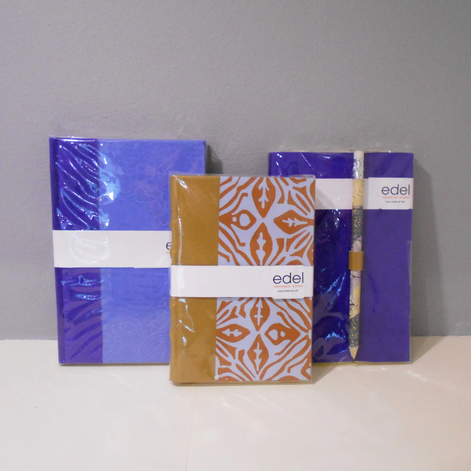 Edel Hopkin Handmade Books paper and leather £25 each