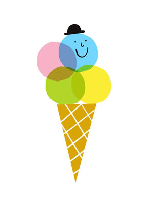 Ice Cream Man screenprint £32 (unframed)