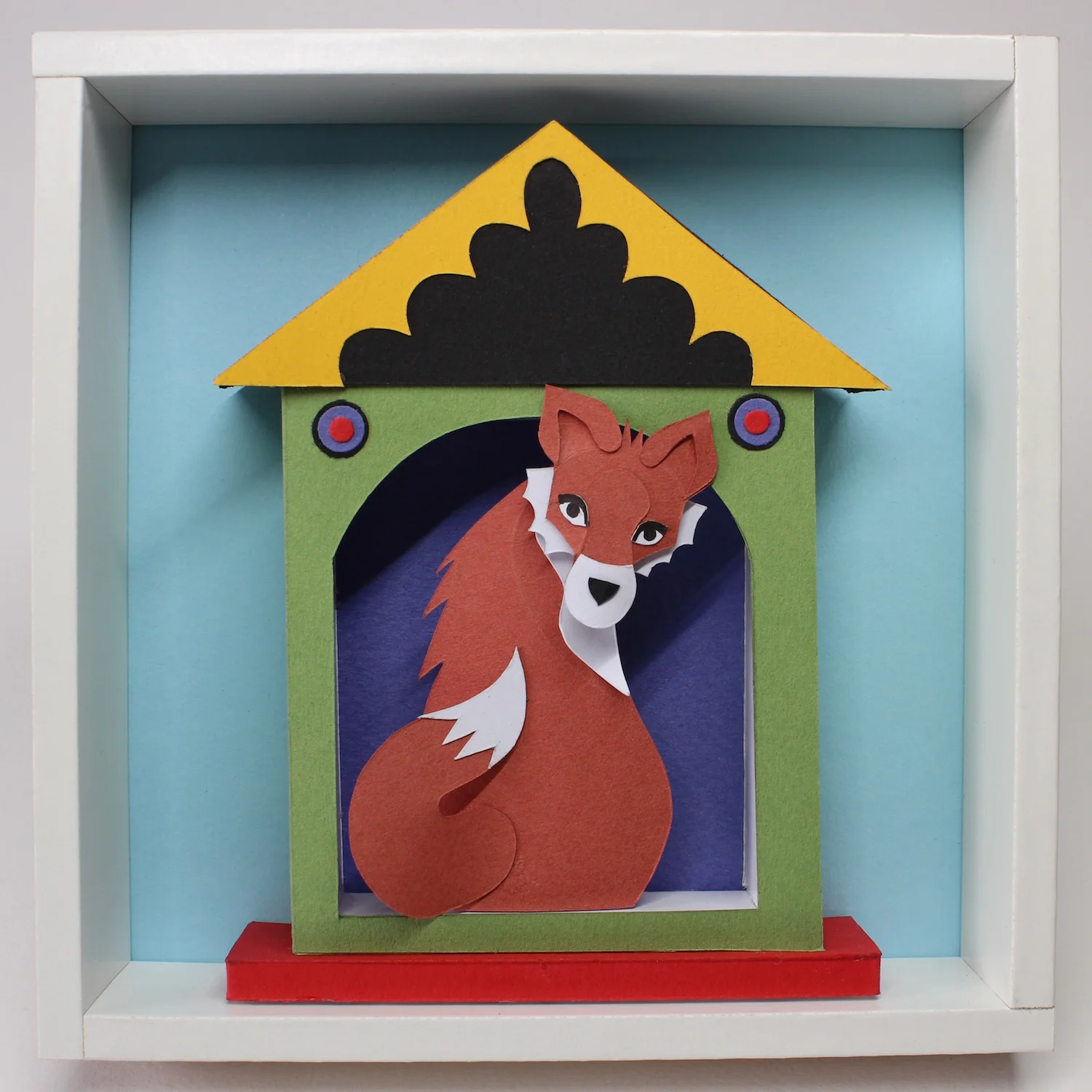 Fox House papercut £121 (framed)
