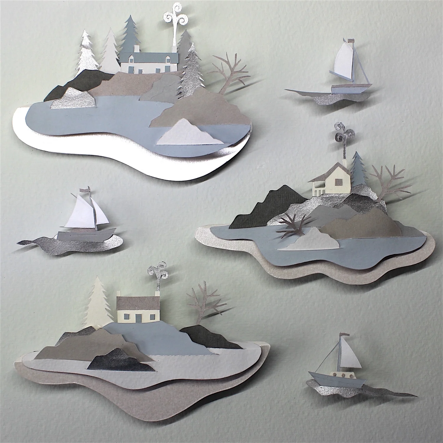 Islands in the Stream papercut sold