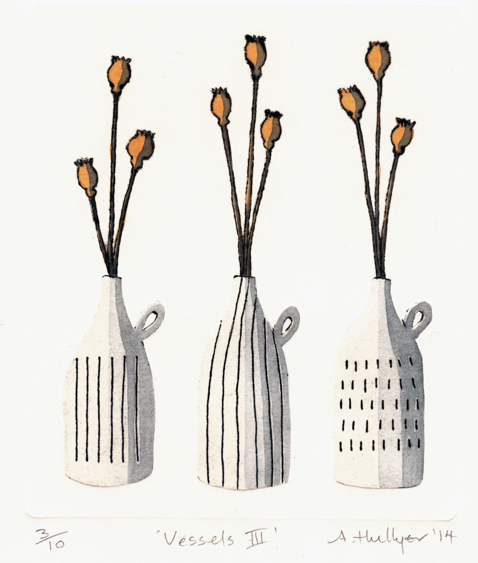 Vessels III drypoint 12 x 14cm £70 unframed