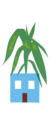 House Plant screen print £70 (unframed)