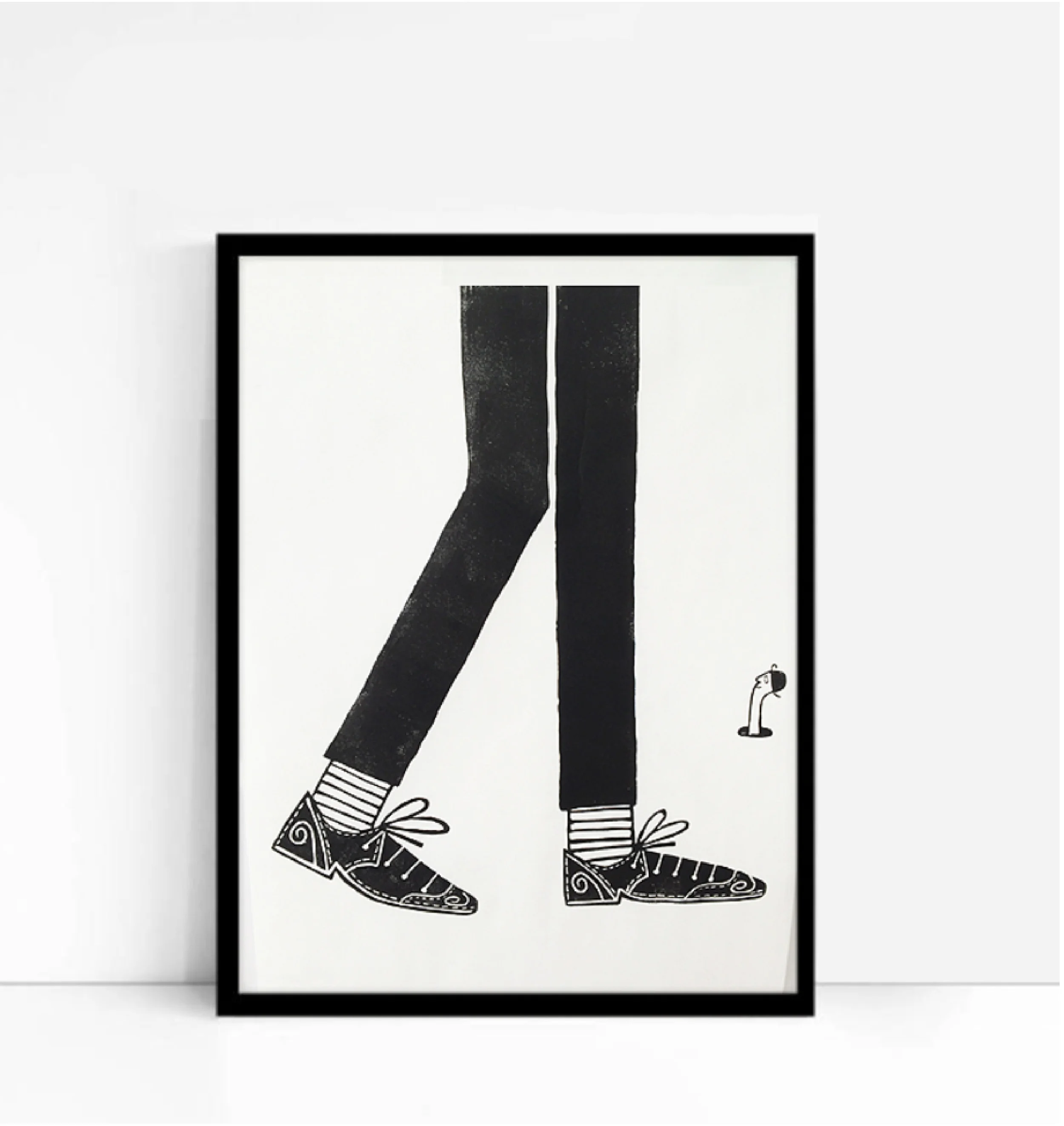 A Good Pair Shoes linocut 50.5 x 36.5cm £50 (unframed)