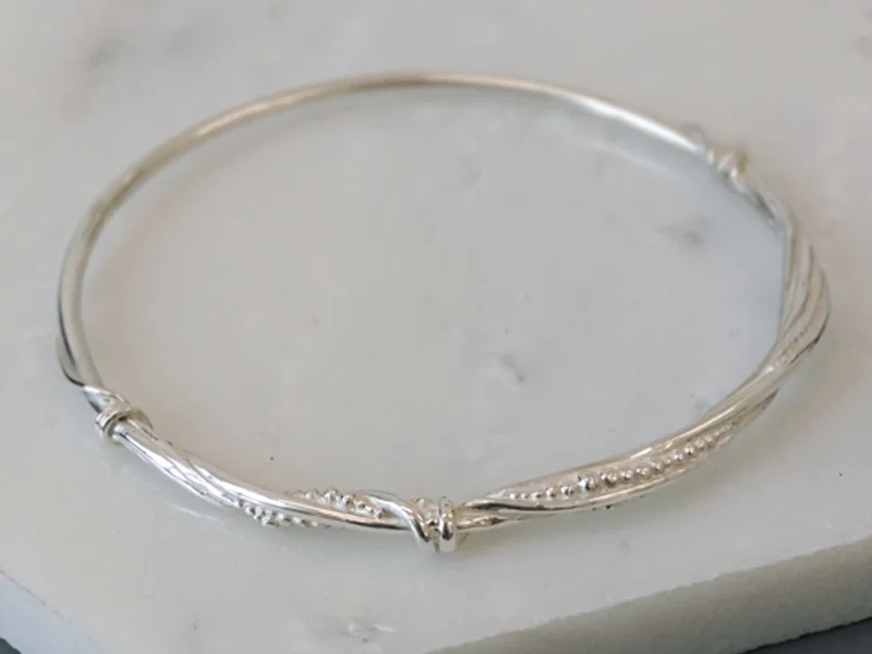 Torrent bangle silver £160