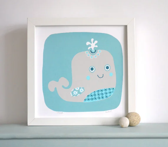 Miri Whale screenprint £25