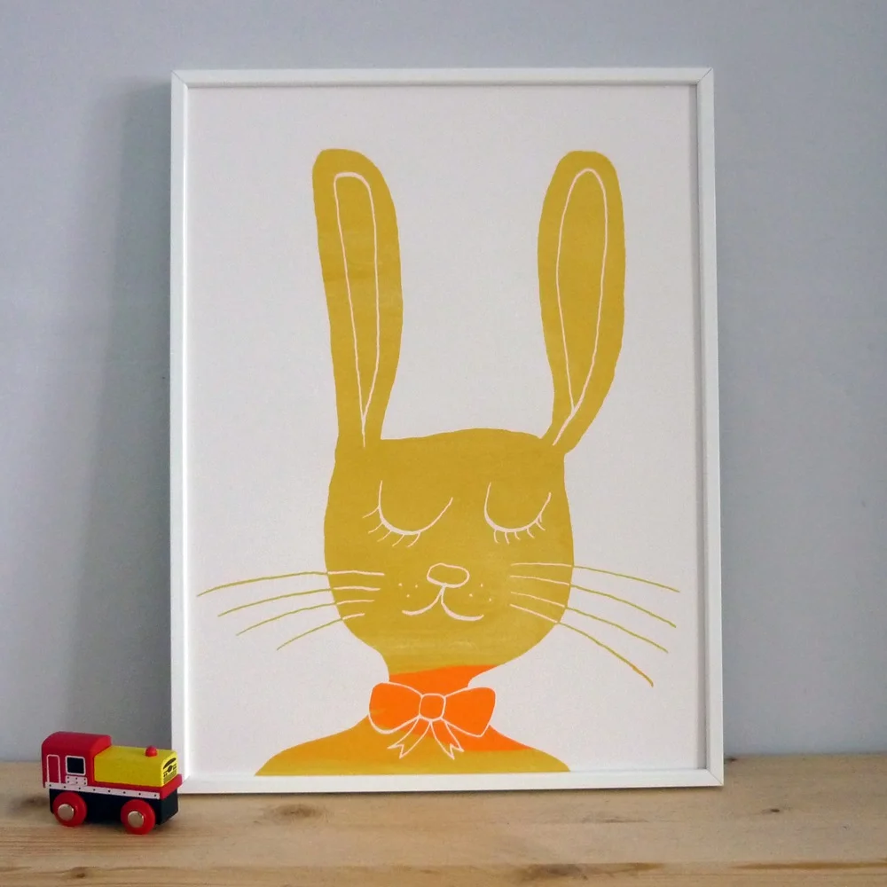 Mr. PS Yellow Rabbit screenprint £20