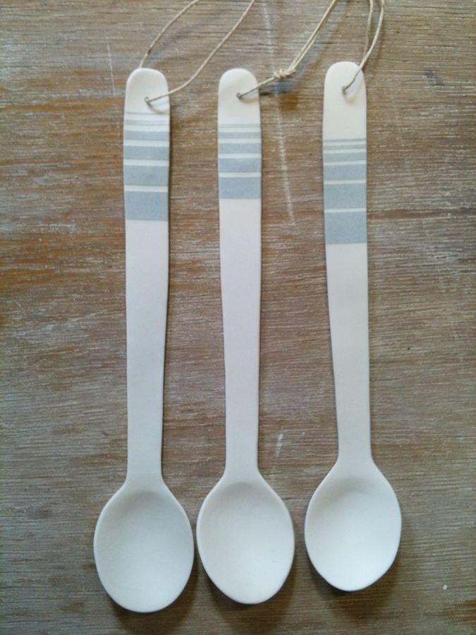 Justine Allison Large Spoons porcelain £18 each