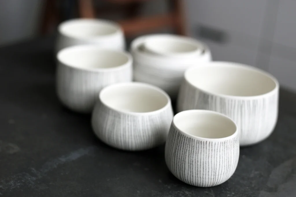 Line Pots Porcelain Various Sizes £22-£66