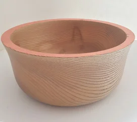 Ash Bowl with Copper Rim wood & copper £95