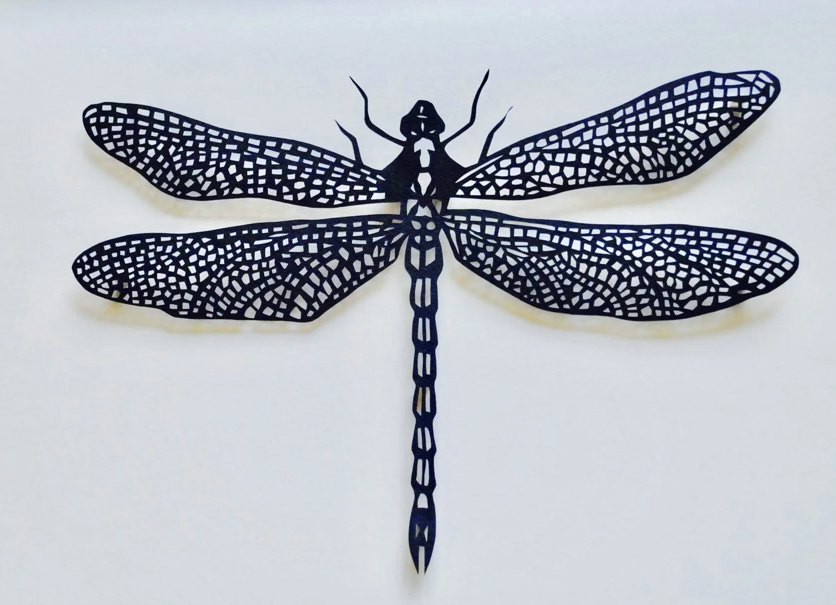 'A Welsh Buzz?' papercut 40cm x 30.5cm (framed) £195