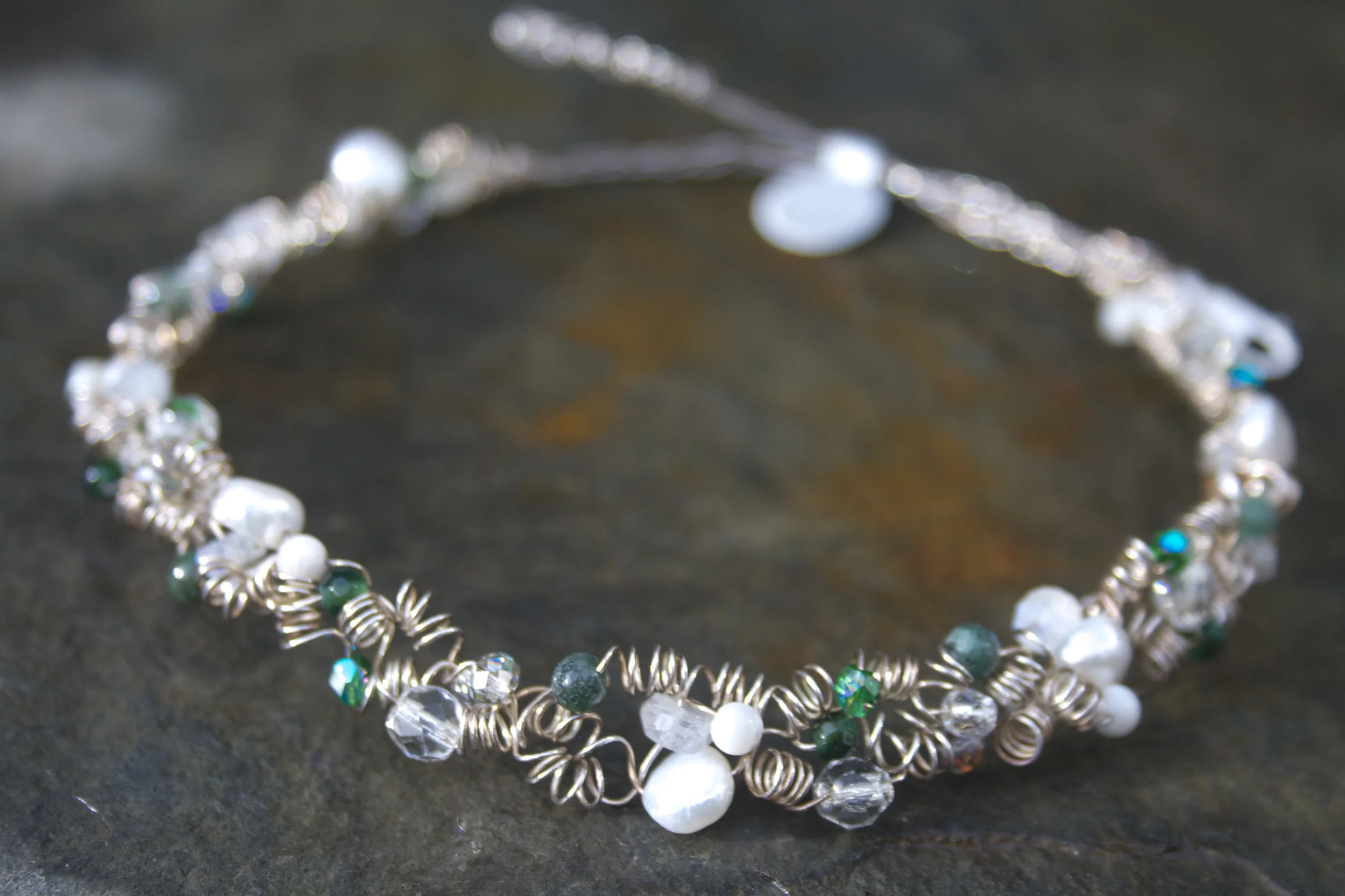Aphrodite Forest Fine Silver Necklace £95