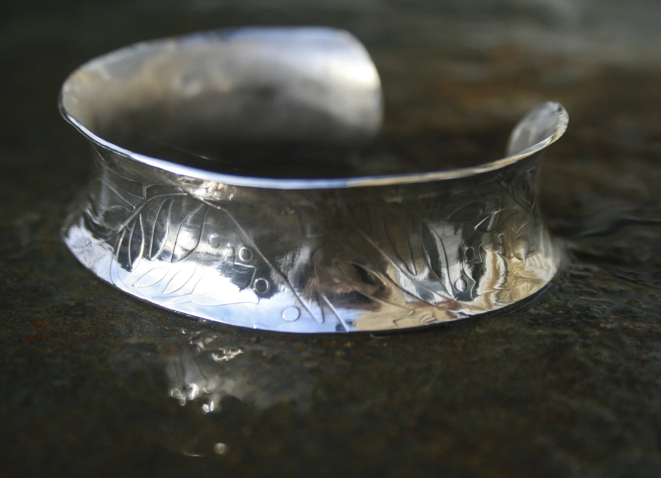 Eden Anticlastic Solid Silver Cuff £165