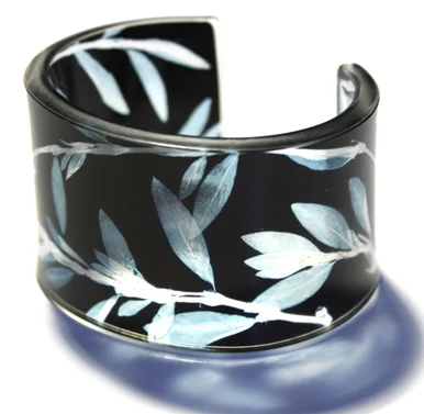 Cuff acrylic (made from 100% recycled materials) 45mm across £45/£48