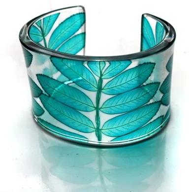 Cuff acrylic (made from 100% recycled materials) 45mm across £45/£48