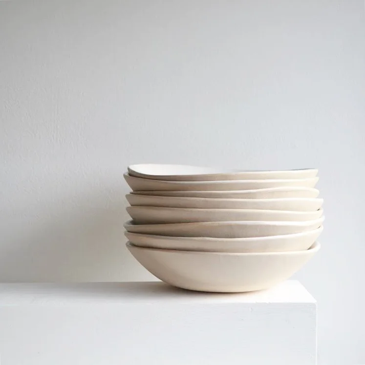 Medium Pearl Glacier Bowls ceramic 4 x 18 cm approx. £40