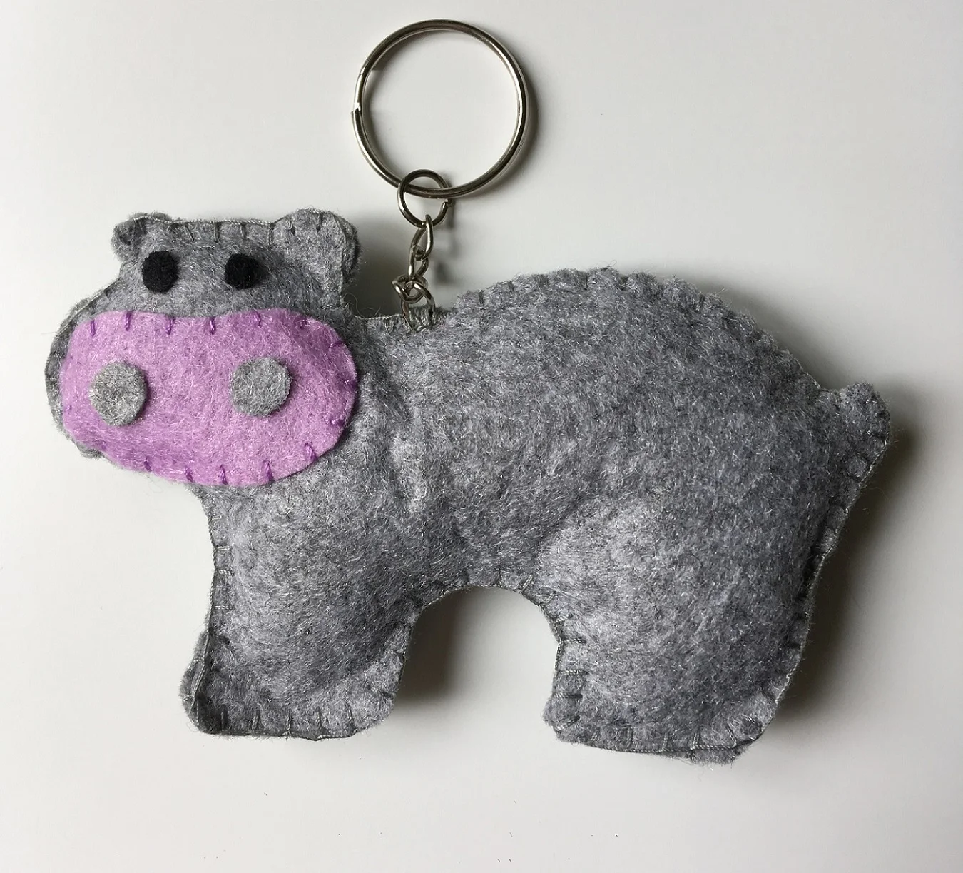 Hippo Keyring Felt £6