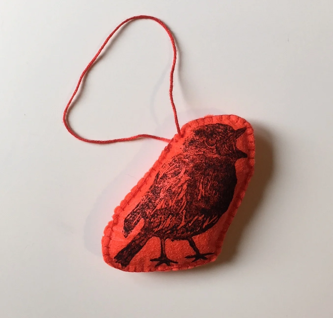 Robin Red Ornament Lino £6