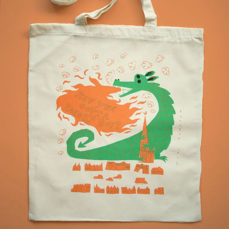 Narwich Tote bag 38cm x 43cm Screen printed onto light 100% cotton £10