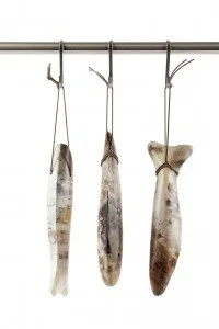 Hooked Fish ceramic with hook and line 25 cm £92 each