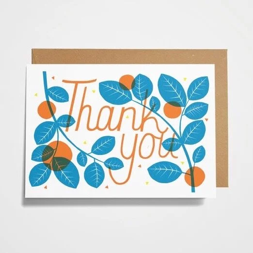 Thank You Card by Printer Johnson