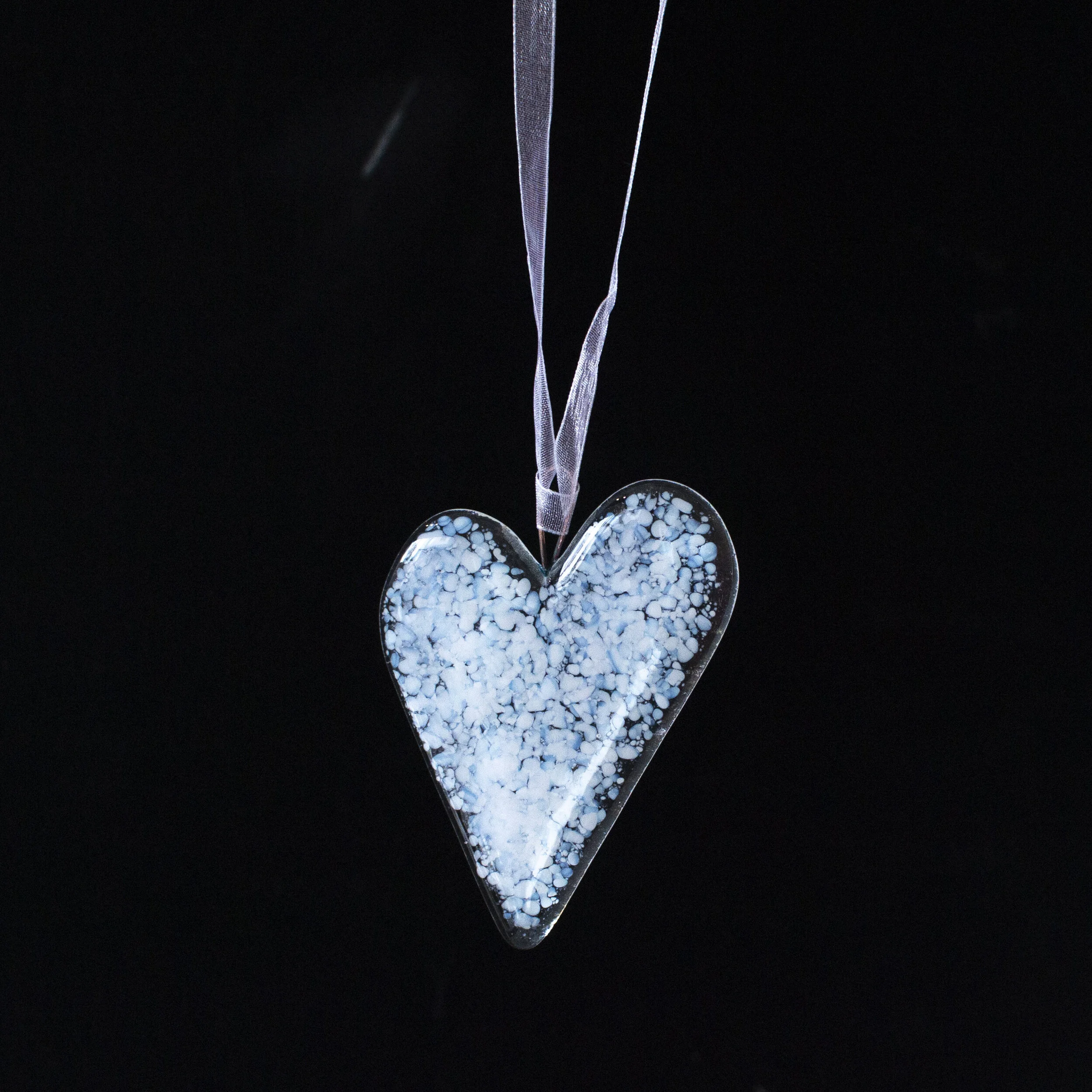 White Heart Decoration by Sarah Myatt