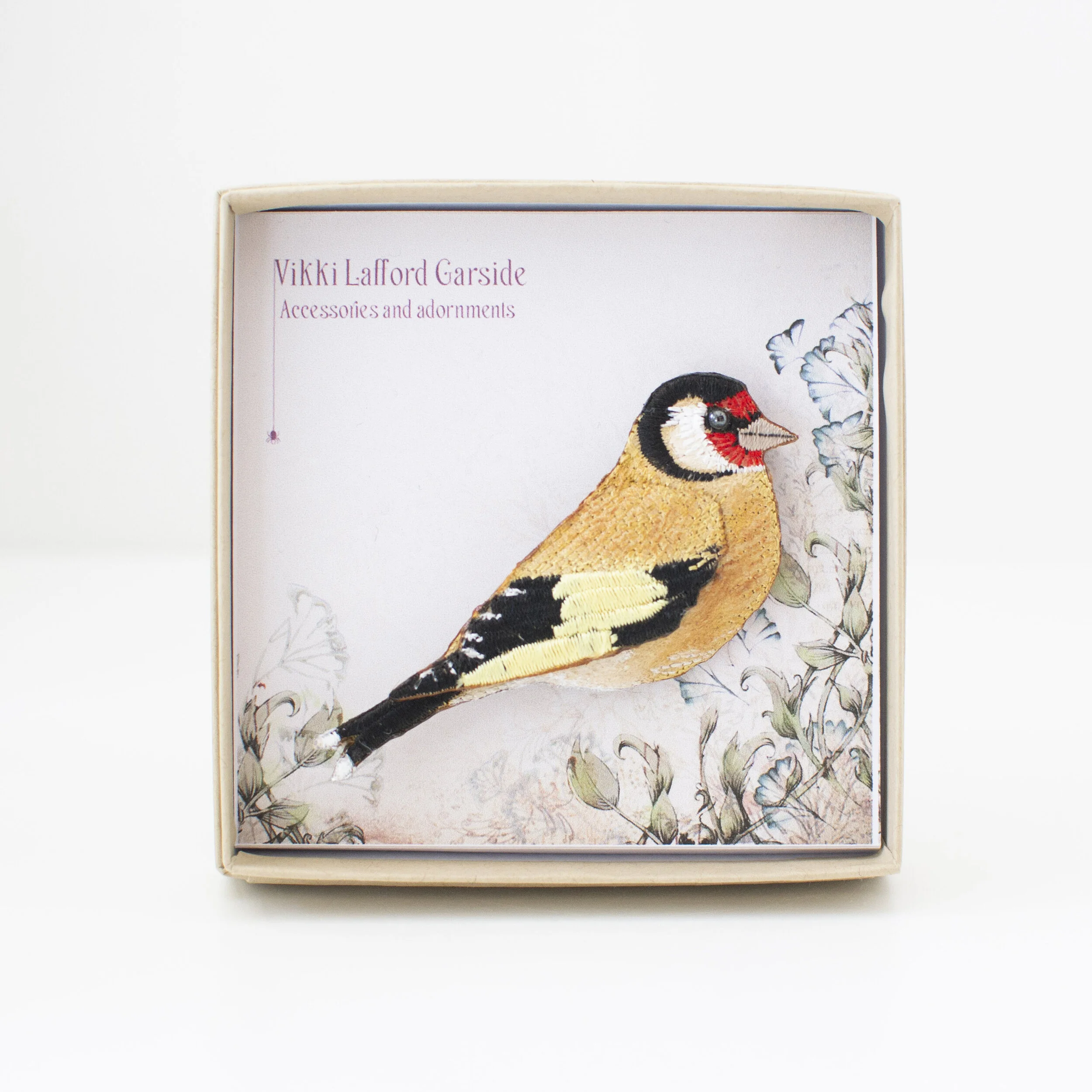 Goldfinch Brooch by Vikki Lafford