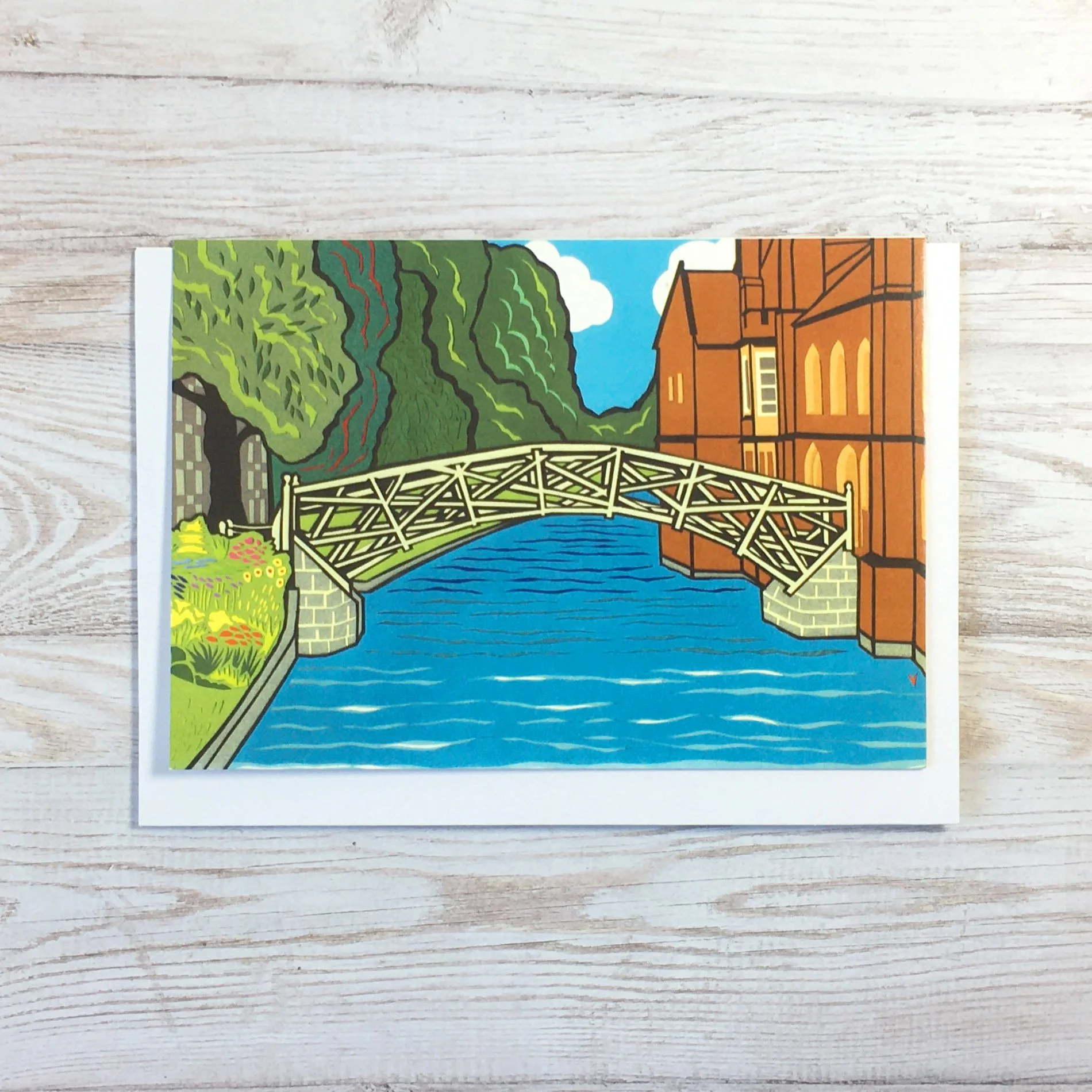 Mathematical Bridge in the Spring by Vanessa Stone