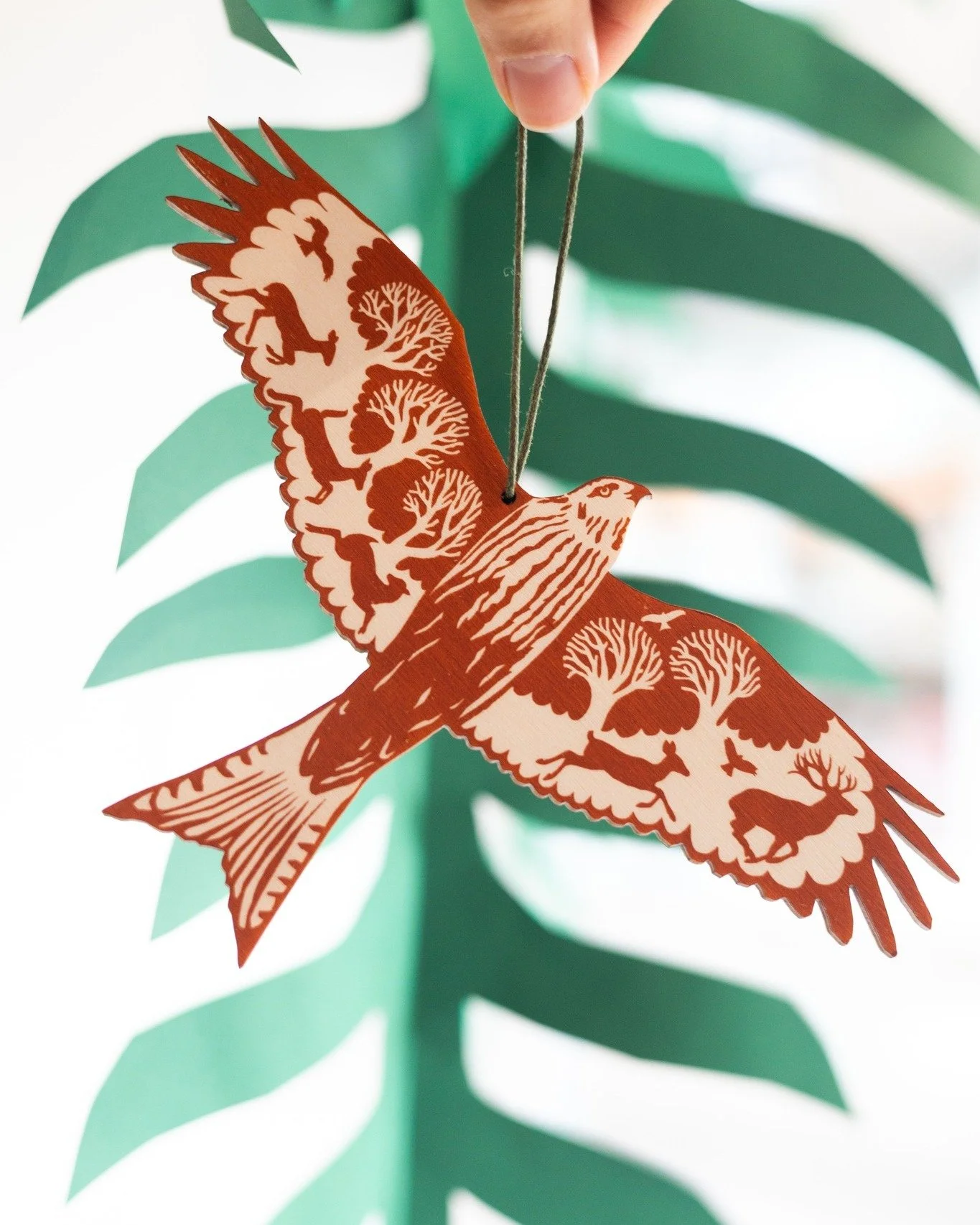 We love Folded Forests new decoration design! This beautiful Red Kite with a landscape in it's wings has been screen printed on to wood which gives a natural texture. 

There's lots of other designs to discover in the gallery and on our website. 

@f