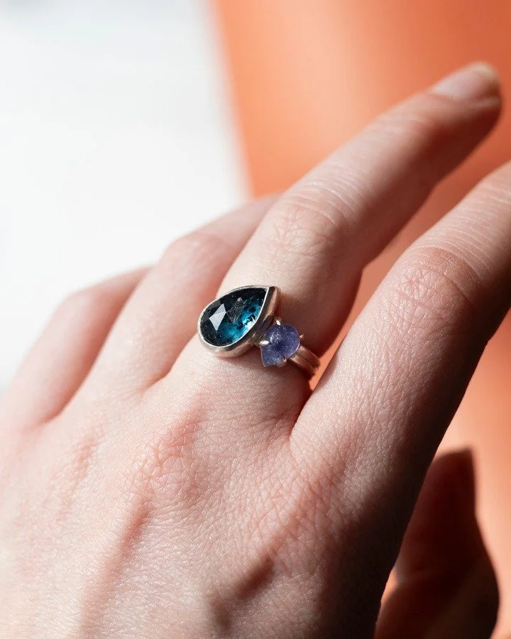 Mother's Day is just around the corner, we've been enjoying helping people pick out handmade presents. Here's a selection of lovely pieces that would make unique gifts!

Ring by Pistol and Peach 
Decoration by Katie Almond
Linocut by Hannah Forward
C