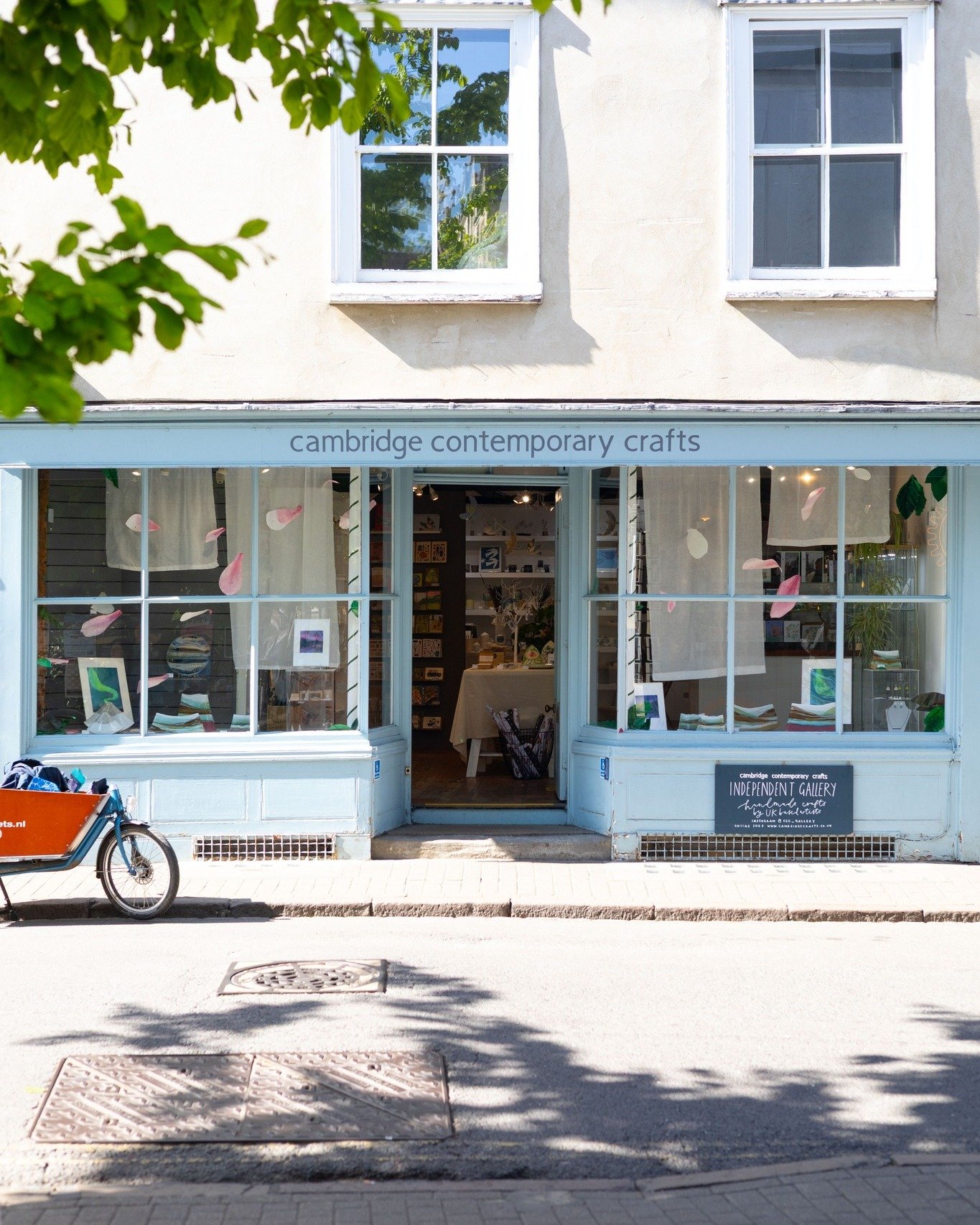 Cambridge Contemporary Crafts is right in the heart of Cambridge's historic city centre on Bene't street, right next to the famous Eagle pub and Jack's Gelato! We show ceramics, glass, jewellery, prints and textiles from over 150 independent artists 