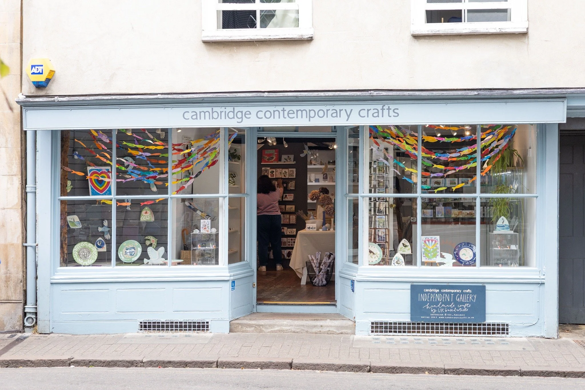 Here's the magical full effect of our new window display! Featuring the wonderful nature inspired ceramics of Alice Gare and the bold prints of Karoline Rerrie. 

This joyful display has been created by Amealia Wharmby in honour of pride month. Along