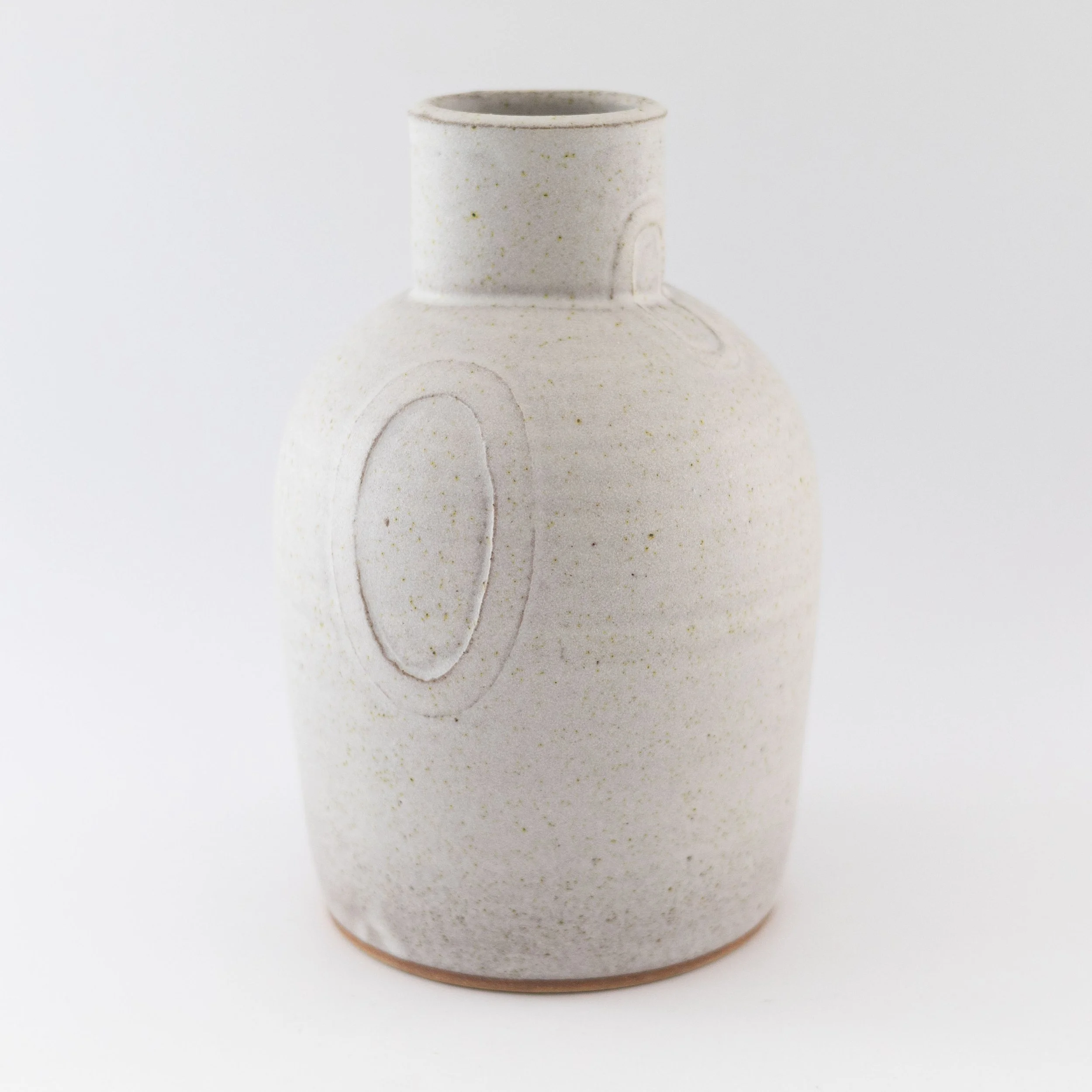 Medium Oval Neck Vase 2 by Justin Page
