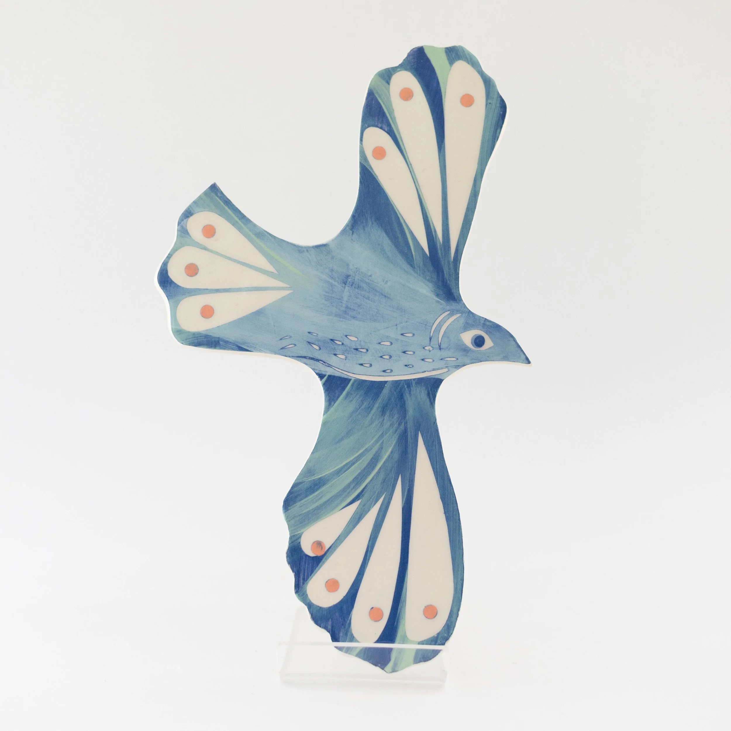 Soaring Bird Wall Plaque 3 by Alice Gare