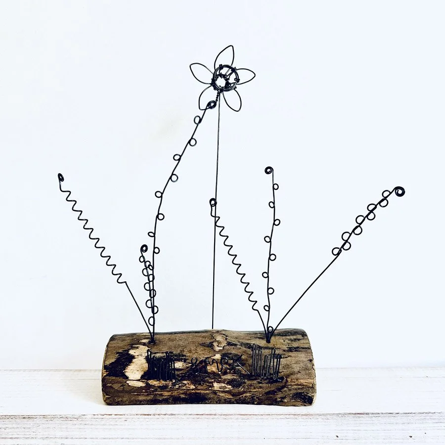Tete-a-tete (1) & Grasses (6) by Wild Grey Art