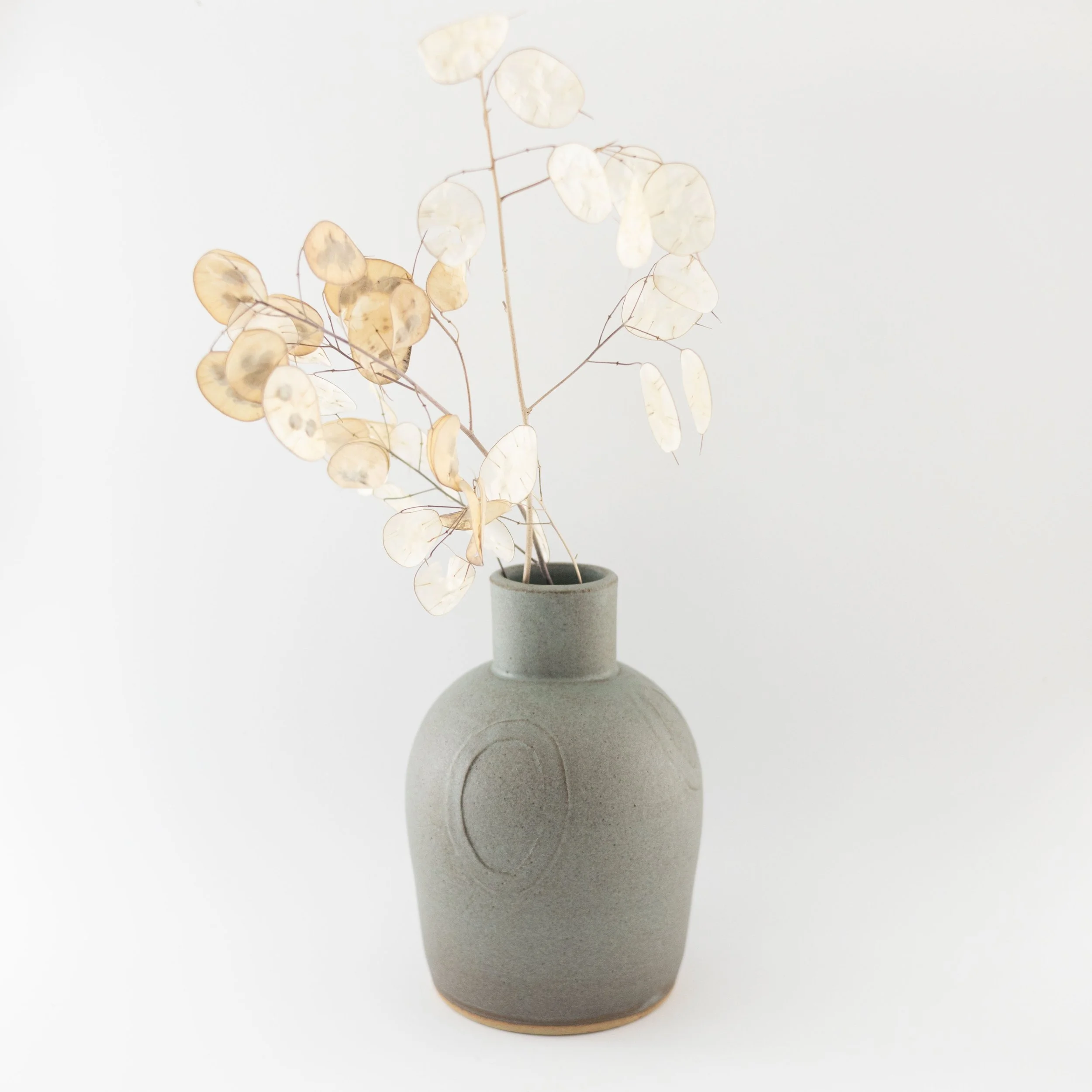 Medium Oval Neck Vase 1 by Justin Page