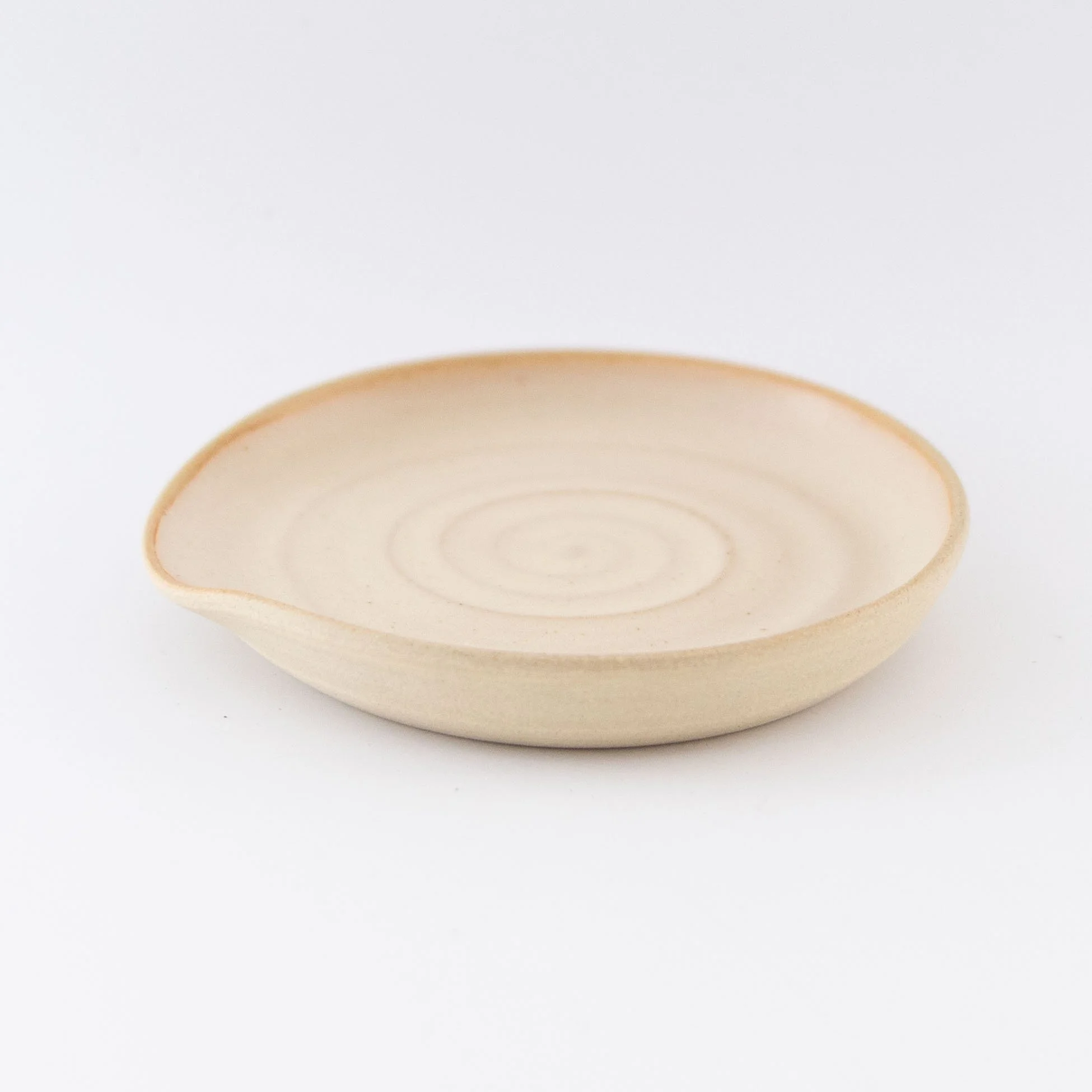 Spoon Rest, Light Shell by Katharine Gray