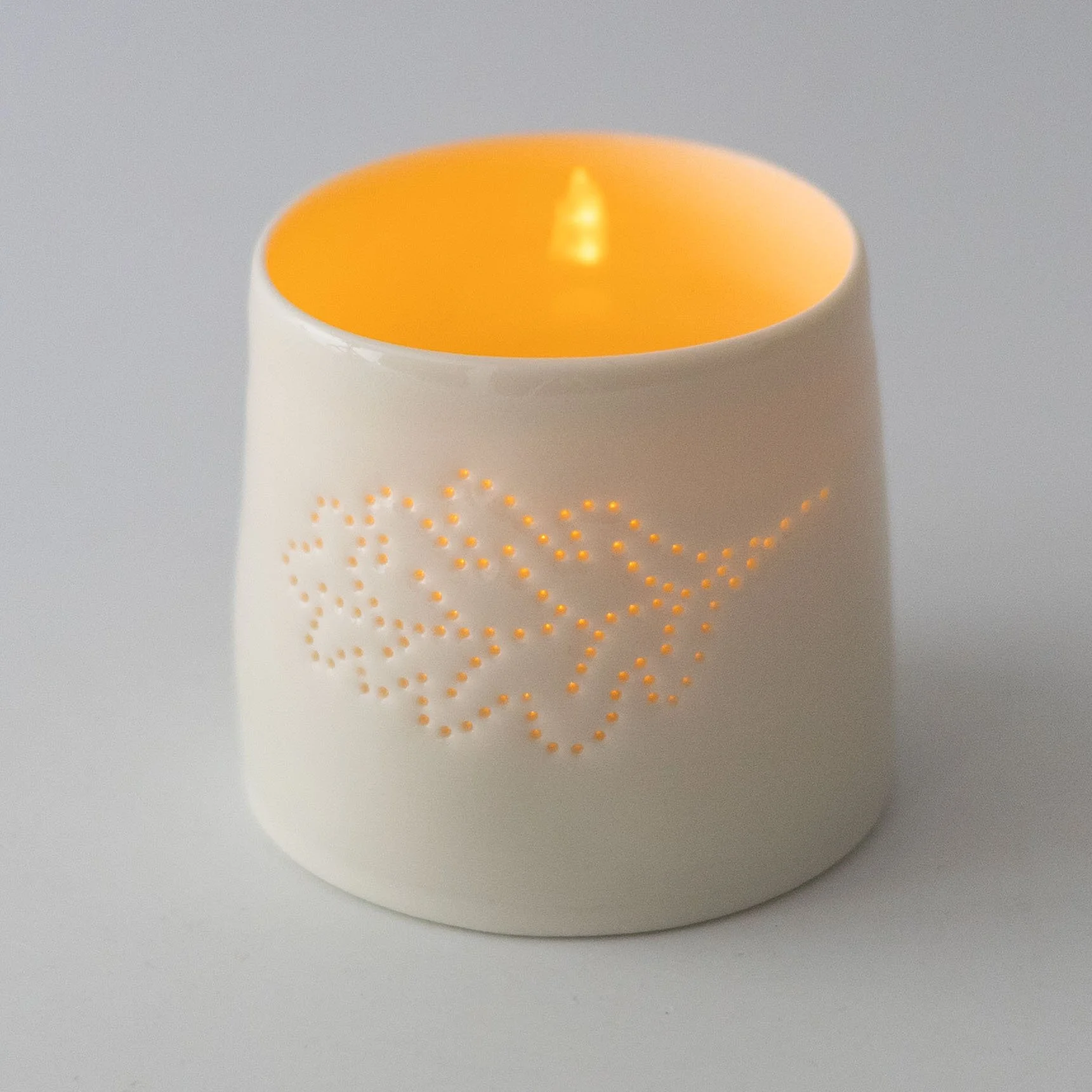 Oak Leaf Mini Tealight Holder by Luna Lighting