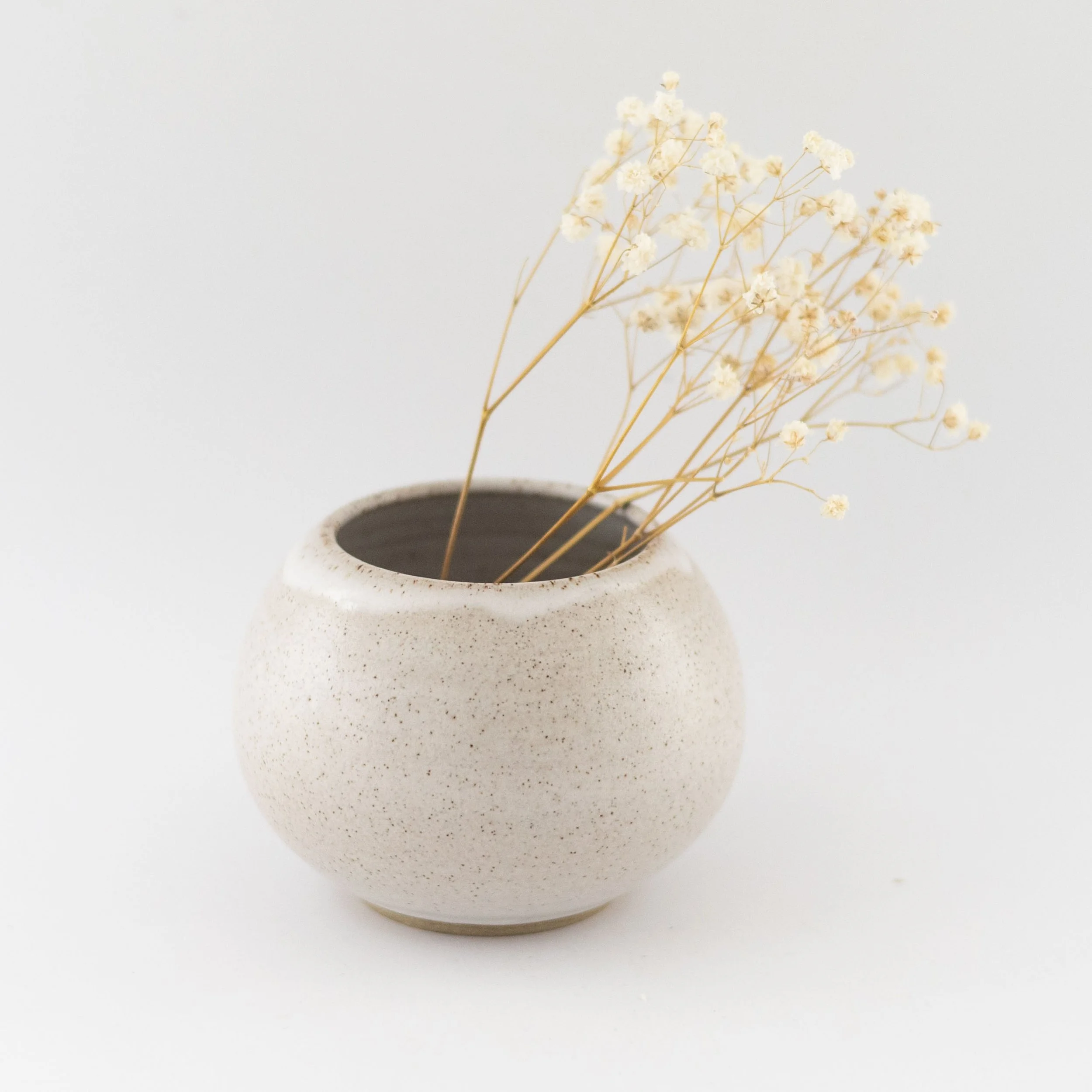 Seafoam Orb Vase by Saskia Daniel
