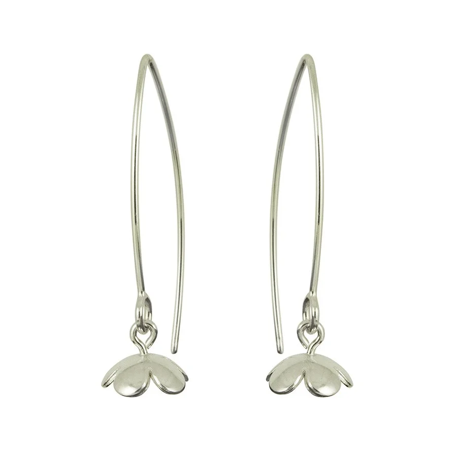 GCE34 silver long blossom flower earring G Casemore copy.jpg