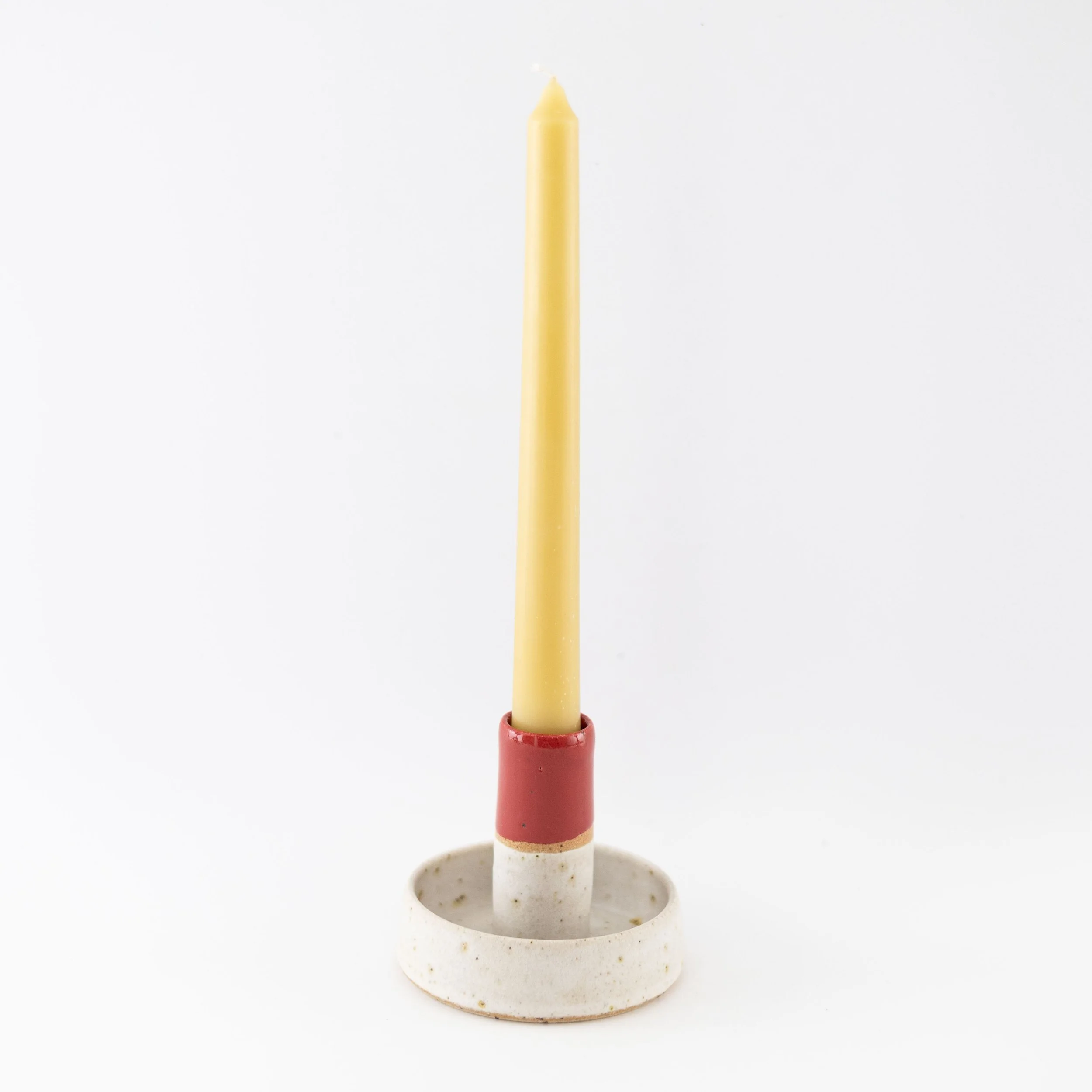 Pomegranate Red Candle Holder by Sarah Rees Lloyd