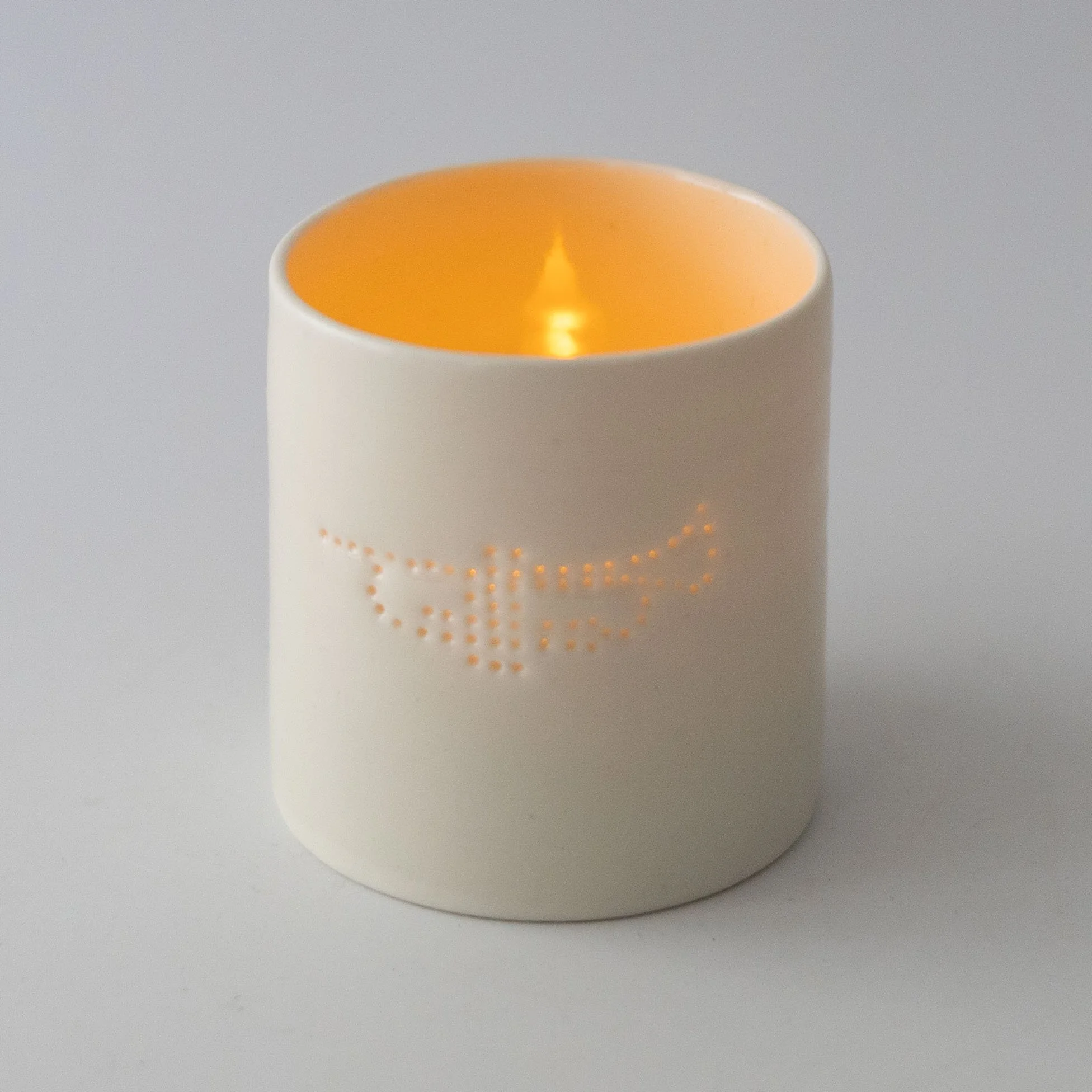 Trumpet Mini Tealight Holder by Luna Lighting