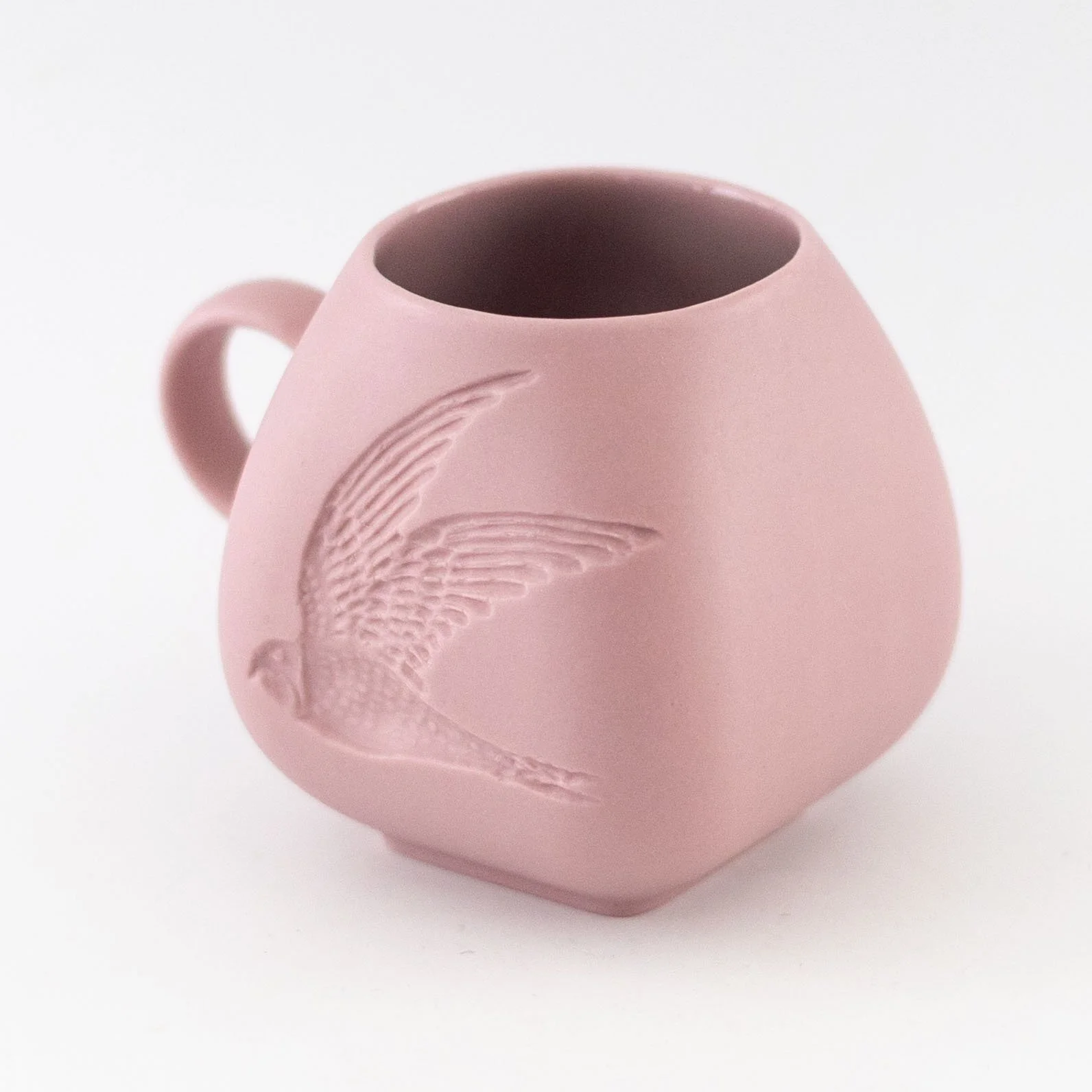 Future Fossils: Swift Espresso Mug, Dusky Pink by Jean White