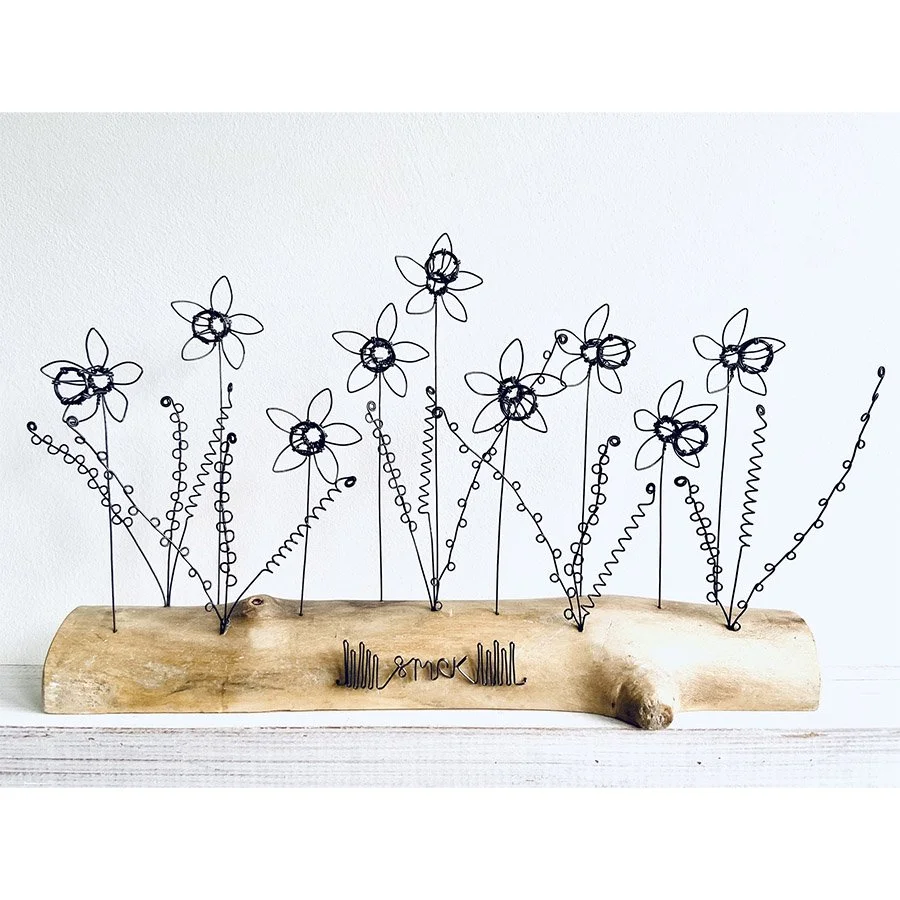 Tete-a-Tetes and Grasses by Wild Grey Art