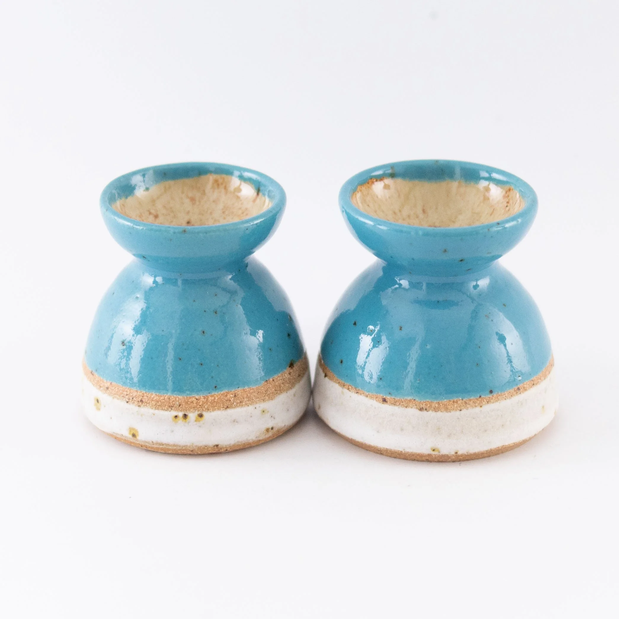 Tuktuk Blue Maharani Egg Cup by Sarah Rees Lloyd