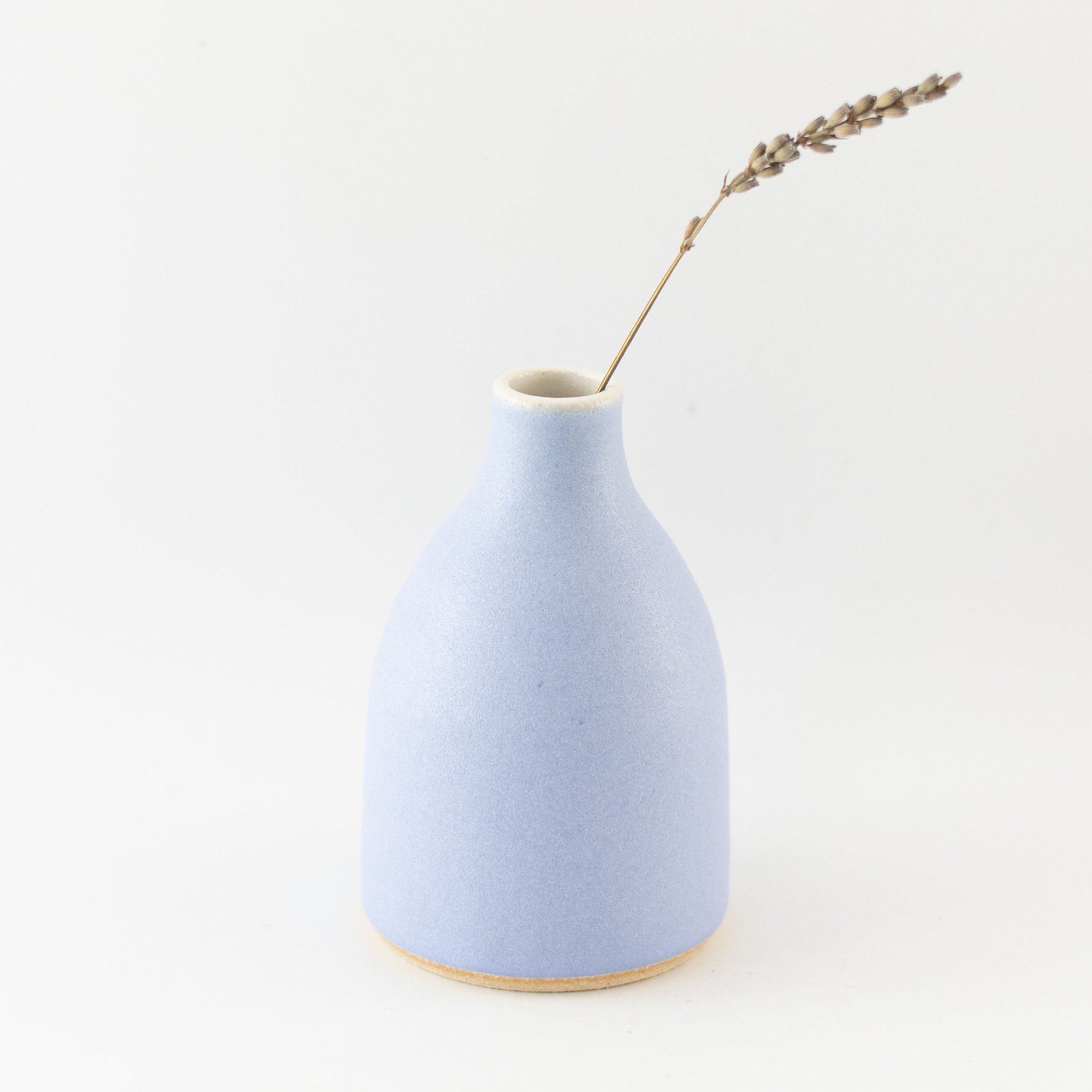 Tall Bud Vase - Light Blue by Tone von Krogh
