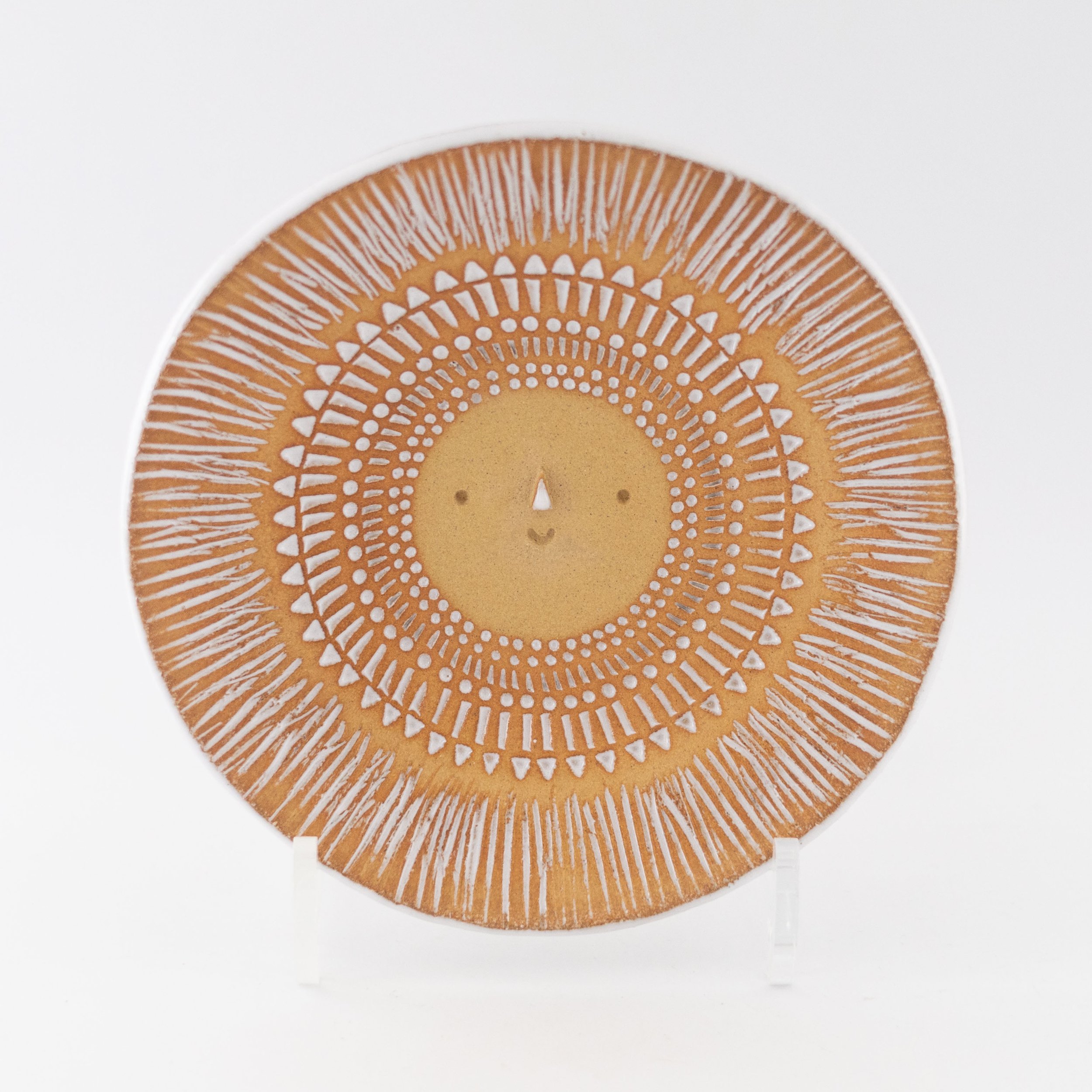 Small Sun Side Plate 5 by Atelier Stella Ceramics