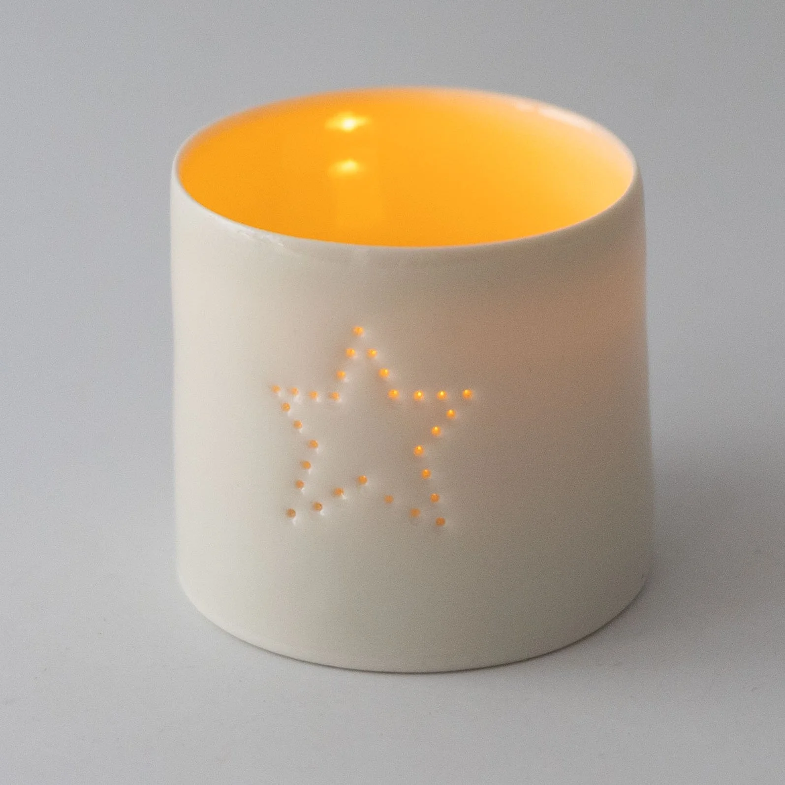 Single Star Mini Tealight Holder by Luna Lighting