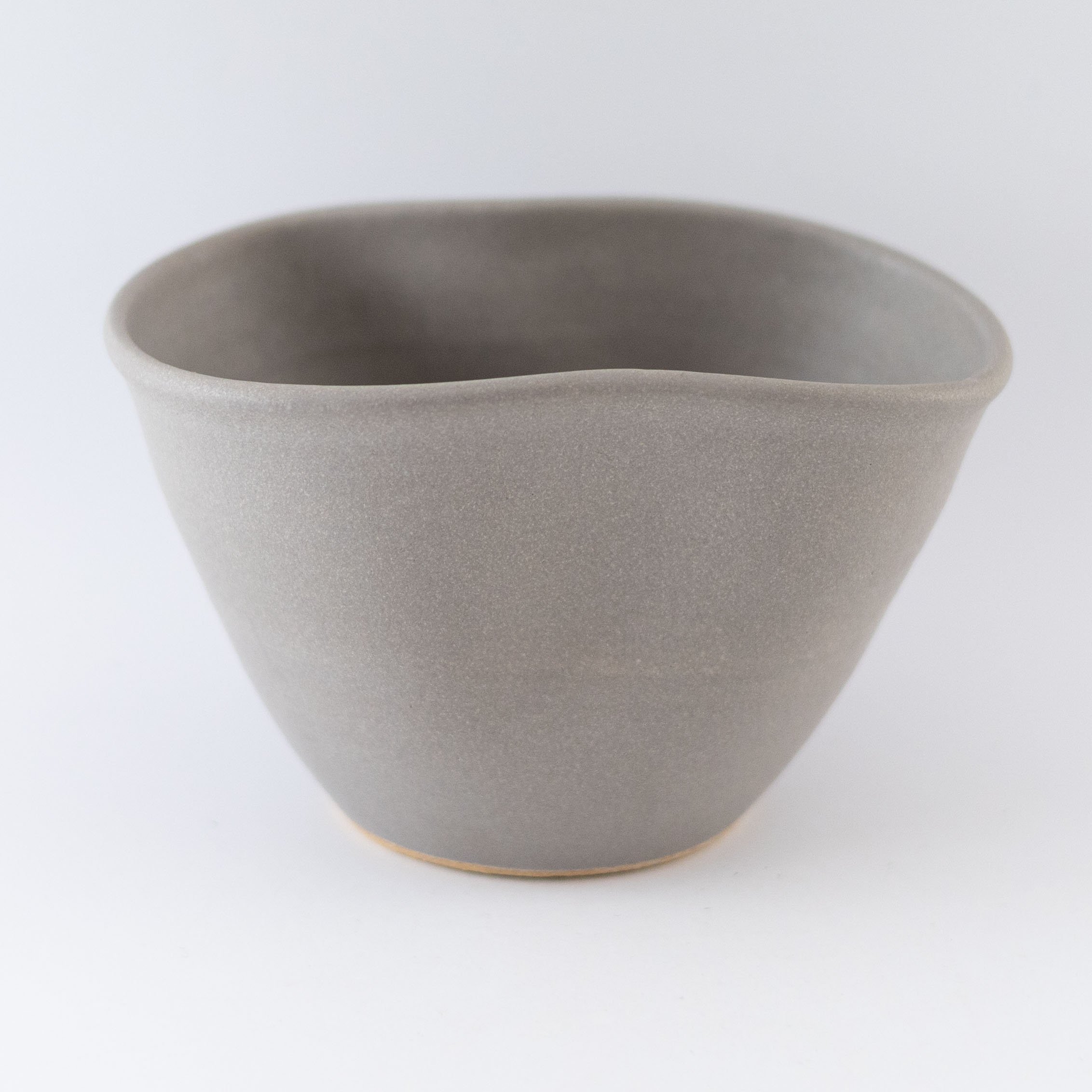 Small Irregular Bowl - Dark Beige by Tone von Krogh