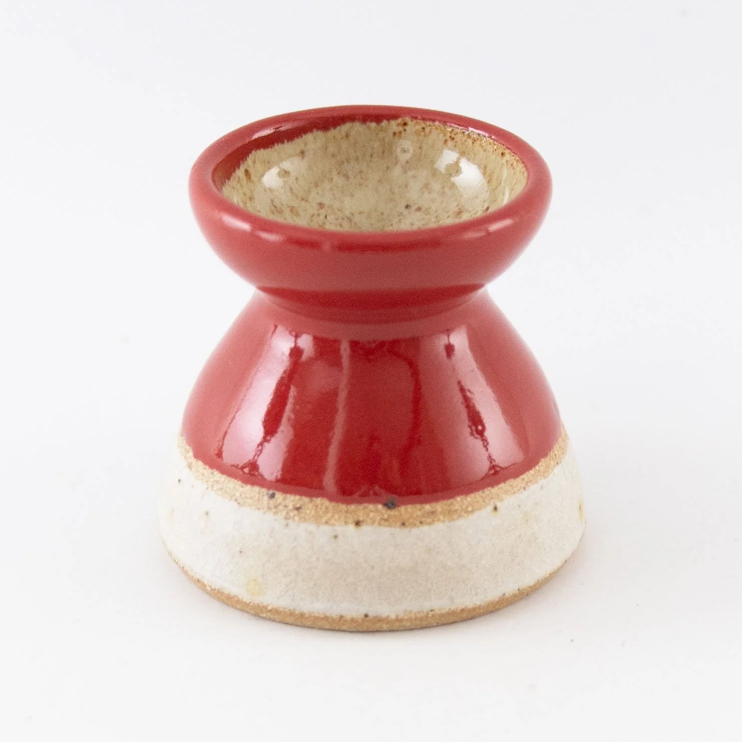 Pomegranate Red Maharani Egg Cup by Sarah Rees Lloyd
