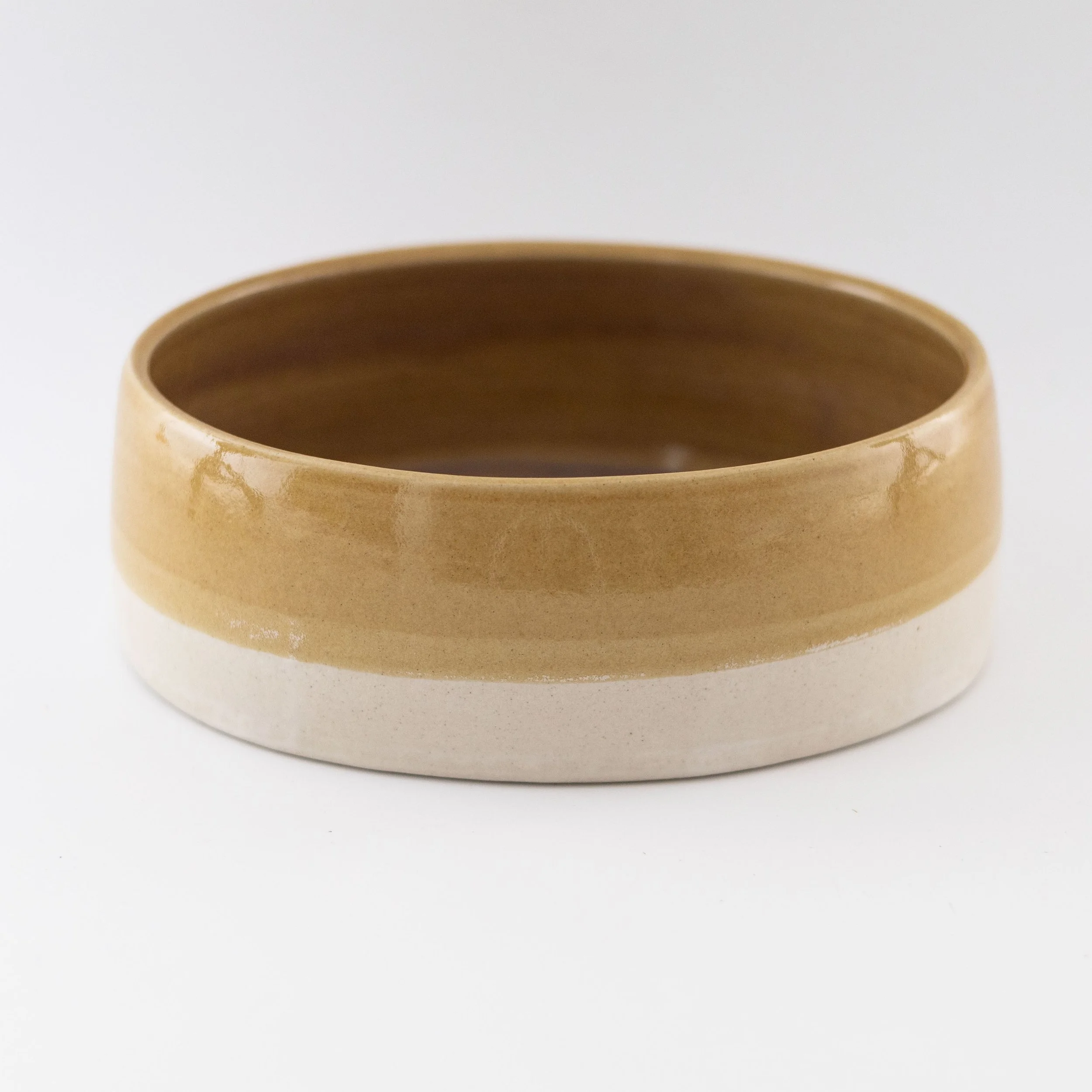 Oval Bowl Toffee by Petra Wright